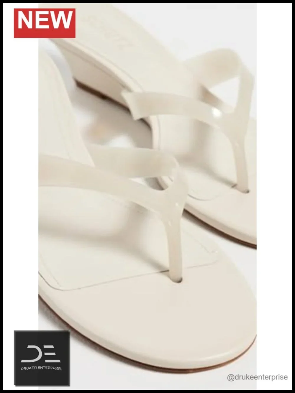 Women's Jelly Wedge Sandals with Cushioned Footbed, Slip On Open Toe